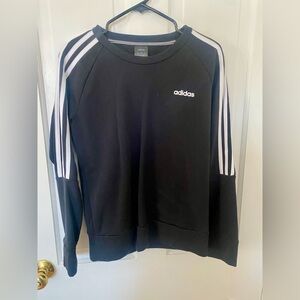 Adidas Black Crewneck Sweatshirt Women’s Small Classic Logo